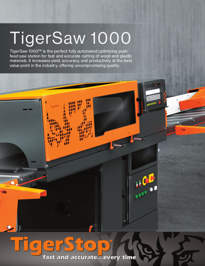 TIGERSTOP TigerSaw1000 Brochure
