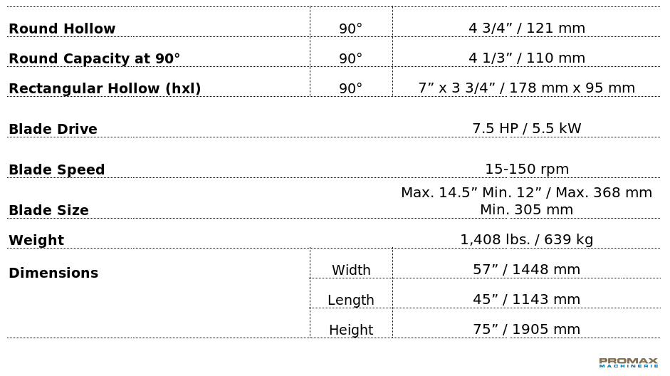 C370-2S Technical Specification