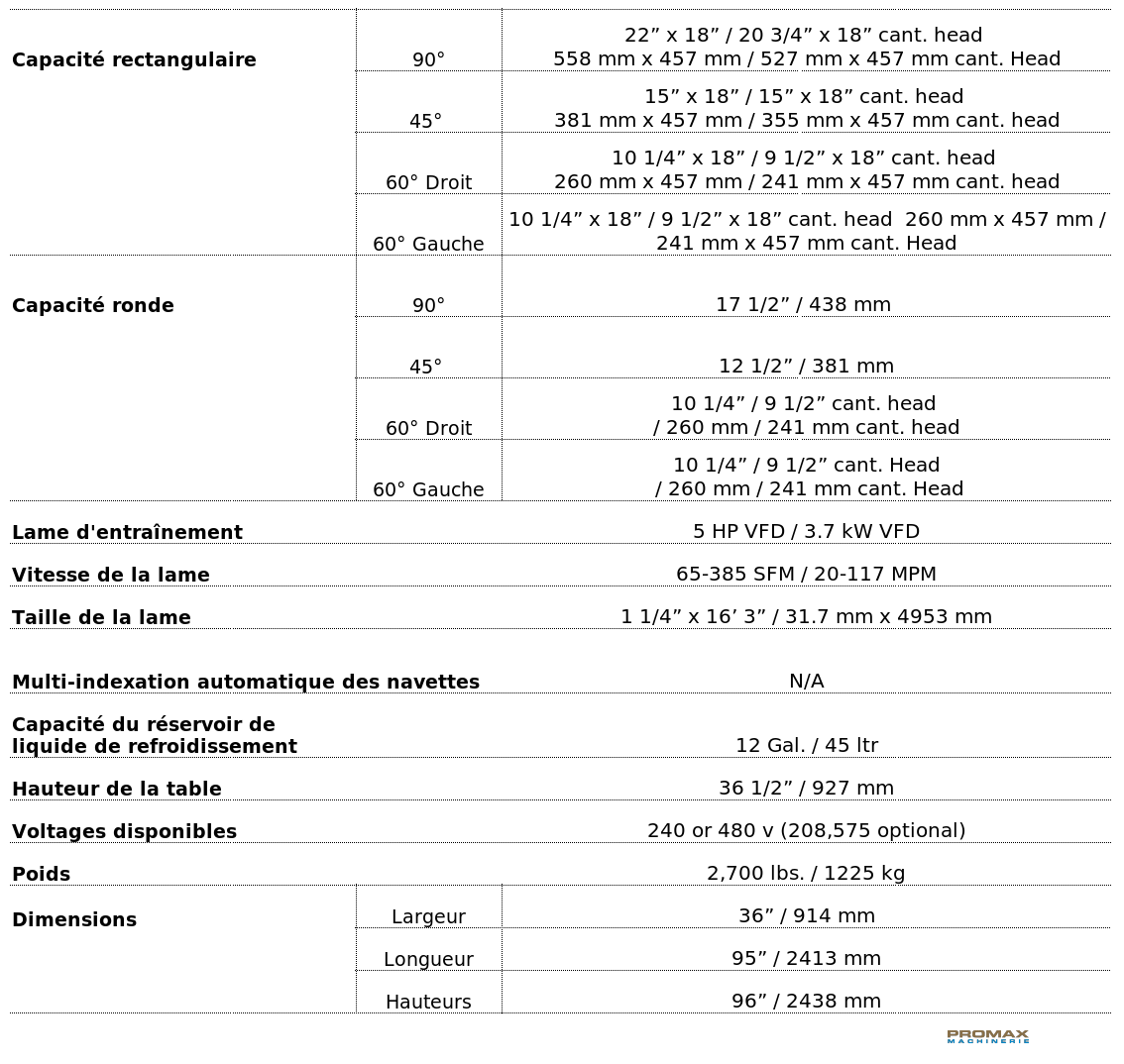 VW-18 Technical Specification